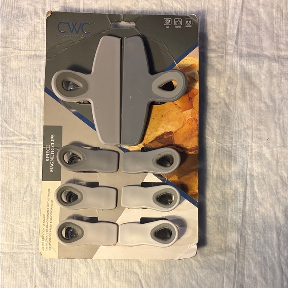 CWC Gray and Black Bag Clips Set - Picture 2 of 2